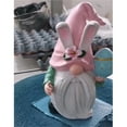 thumbnail image 4 of Faithtur Easter Gnome Decoration, Big Beard Faceless Gnome with Rabbit Ear Hat Resin Sculpture Ornament, 4 of 8