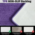 thumbnail image 4 of Yafa Home Fashion 2 Piece Solid Microfiber Soft Bathroom Rug Set, Non-Slip TPR Backing, 4 of 6