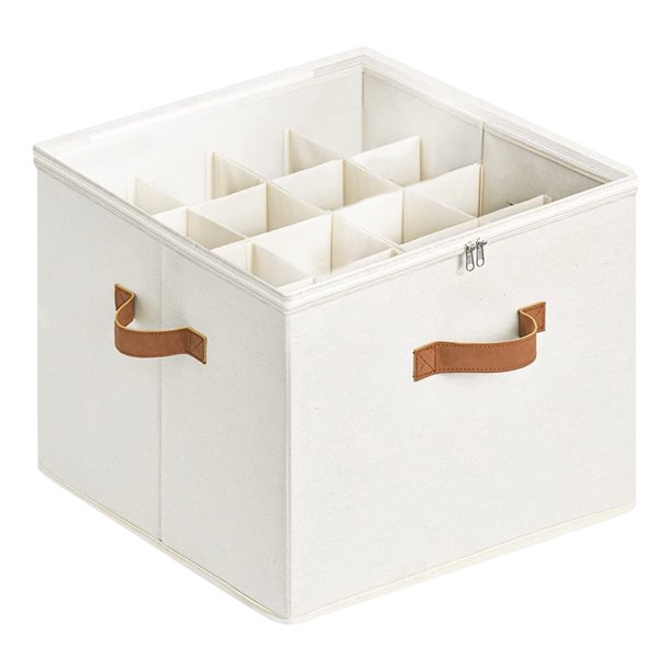 ¡Gran oferta! Organizador de zapatos para guardarropa, organizador de zapatos de tela con tapa transparente, divisores ajustables para guardar zapatos, contenedor de almacenamiento