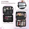 Adazzo Extra Large Professional Makeup HYZ01 Case, 17x12x8 INCH Travel