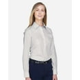 thumbnail image 2 of Devon & Jones D620W Women's Crown Collection Broadcloth Woven Dress Shirt-Silver-L, 2 of 5