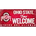 thumbnail image 3 of Ohio State Buckeyes Wood Sign Fans Welcome 12x6, 3 of 3
