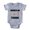 Heather Grey, variant on CafePress - FIN Hooked Fishing - Cute Infant Baby Football Bodysuit