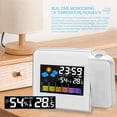 thumbnail image 5 of Yibooy Smart Alarm Clock Adjustable Projection Angle Projection Clock (White), 5 of 6