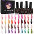 thumbnail image 1 of Limegirl-Conjunto de esmaltes de uñas de Gel, barniz de Gel Led UV semipermanente, lacas para uñas en remojo, capa superior para Base, 60/40/24 colores, 1 of 7