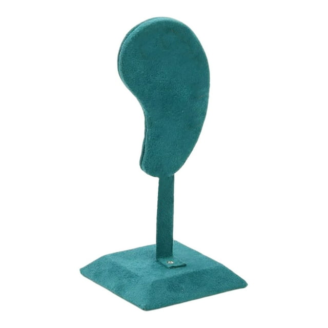 Soporte de exhibición de joyería Billuyoard de terciopelo verde para aretes Colgantes