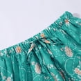 thumbnail image 6 of Arlun 2026 Women's Boho Floral Skirts Casual Drawstring Elastic High Waist Soft Comfy Maxi Skirts Lightweight Flowy a Line Beach Long Skirt with Side Pockets 3-Mint Green M, 6 of 7