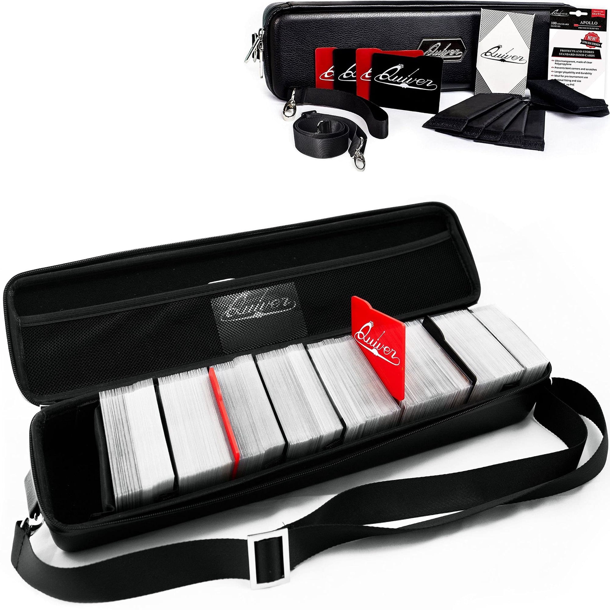 Quiver Time Black Quiver Card Carrying Case - TCG Cards Deck Box