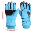 thumbnail image 2 of Cold Weather Thick Warm Gloves for Kids 6-10 Years Winter Gloves for Boys Girls Snow Windproof Mittens Outdoor Sports Skiing, 2 of 10
