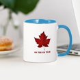 thumbnail image 3 of CafePress - On The EH Team! Oh Canada! Mug - 11 oz Ceramic Mug - Novelty Coffee Tea Cup, 3 of 4