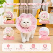 Avont Cat Cone M Adjustable Soft E-Collar, Bow