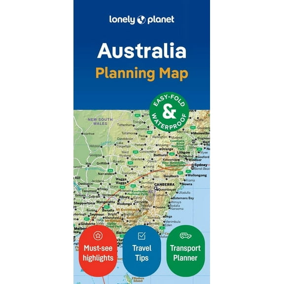 Map Lonely Planet Australia Planning Map, (Paperback)