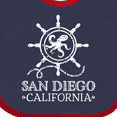 thumbnail image 4 of Inktastic San Diego California Travel Boys or Girls Baby Bib, 4 of 4