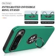 thumbnail image 5 of Allytech Hybrid Case for Google Pixel 9 Pro XL with 360° Rotatable Ring Kickstand, Soft TPU + Rugged PC, Screen Lens Protection Shockproof Anti-Fall Magnetic Car Mount Back Case - Darkgreen, 5 of 7