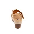 thumbnail image 2 of GOOD CHOICE Womens Gold 1/2" Platform Cushioned Flora Round Toe Wedge Slip On Dress Thong Sandals 7, 2 of 4