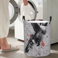 thumbnail image 5 of Gaeub Abstract Geometric Hummingbird Dirty Clothes Storage Basket, Toy Storage Bin for Storing Clothing, Diapers, Toys-Small, 5 of 6