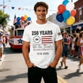 thumbnail image 4 of JAJAHO 4Th Of July T Shirts For Men Short Sleeve Crew Neck We The People Tees 1776-2026 Celebrate America's 250Th Anniversary Top, 4 of 5