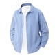 thumbnail image 1 of pstuiky camisas de manga larga para hombre, Camisa informal de manga larga con solapa y botones a rayas para hombre. camisetas de hombre xxxl, 1 of 4