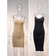 thumbnail image 1 of Jastie Seamless Nude Slip Dress 2022 Summer Women Adjustable Strap Sexy Vestidos Stretchy Bodycon Slim Midi Dress UnderdressOne Size Gao Jinjia LED, 1 of 2