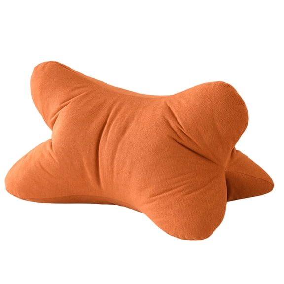 Breathable Fiber Cushion Neck And Lumbar Support Pillow For Cervical Spine Support During Sleeping Working Relaxing