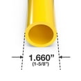 thumbnail image 2 of 1-1/4" Size Furniture Grade PVC Pipe, 40", Yellow (3-Pack), 2 of 2