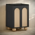 thumbnail image 3 of Plaisir II 24" Freestanding Bathroom Vanity in Black Oak with Black 3-Hole Centerset Sink Top, 3 of 5