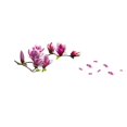 thumbnail image 1 of Magnolia Flower Home Household Room Wall Sticker Mural Decor Decal Removable New, 1 of 5