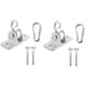 thumbnail image 1 of Kit de Colgadores Resistentes para Columpios de Porche, con Tornillos y Pernos para Patio, Yoga, Asientos, Interiores y Exteriores. A Presión., 1 of 5