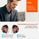 thumbnail image 1 of V8 Single Ear BT4.1 Headset 270 Degrees Rotation Handsfree Calls Number Broadcast Long-lasting Battery Life, 1 of 5