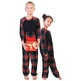 thumbnail image 3 of Angelina Christmas 2-Piece Set Matching Family Flannel Kangaroo Pocket Raglan Shirt with Pajama Pants, 3 of 7