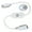 White, variant on High Load Capacity Type C Touch Dimmer Switches Control Cable with Blue Indicators for Creative Workspaces