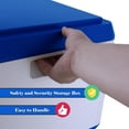 thumbnail image 4 of SereneLife SLSBIN20.5 - Locking Storage Container Bin - Safety & Security Storage Box (21 Gal. Capacity), 4 of 4