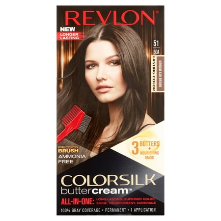 Revlon Colorsilk Buttercream 5150a Medium Ash Brown Permanent Hair