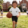 thumbnail image 4 of ITSAME Boys Athletic Outfits 2-Piece Quick-Dry Crewneck T-Shirts and Shorts Summer Versatile Sport Set White Size 6-7Y, 4 of 8