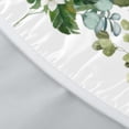 thumbnail image 6 of Sping Round Fitted Tablecloth Best for 44"-48" Leaves Table Cloth Elastic Edge Washable Farmhouse Rustic Floral Leaf Butterfly Spring Green Table Cover for Party Picnic Indoor Decor, 6 of 6