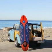 Costway 6 Surfboard Foamie Body Surfing Board W/3 Fins & Leash for Kids Adults Red