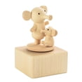 thumbnail image 1 of With Melody, Wooden Musical Box For Baby Shower Gift, Happy Birthday Gift elephant, 1 of 10