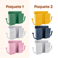 thumbnail image 2 of Soporte Adhesivo Pared Celular Control Cargador Llaves 3 Pzs, 2 of 9