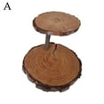thumbnail image 2 of QHUDLV Stand Cake Dessert Display Tray Wood Serving Farmhouse Tiered Tier Party Rack Wooden Rus Wedding I3E0 Tower, 2 of 8