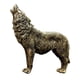 thumbnail image 4 of Estatuilla nórdico para manualidades, estatua de animales coleccionables, escultura de adorno de moda de resina para decoración de gabinete de Dorado Baoblaze Escultura de estatuilla de lobo, 4 of 8