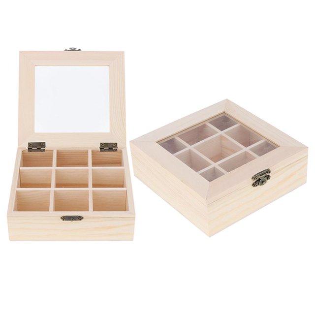 Caja de Presentación de joyería Salvador Caja de joyería de madera