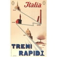 thumbnail image 3 of Vintage Apple Collection 10x14 Black Modern Framed Museum Art Print Titled - Italia Rapida, 3 of 5