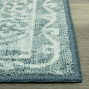 Maples Rugs Marisol Traditional Indoor Washable Accent Rug, 30 x 46, Blue
