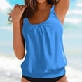 thumbnail image 5 of Women Underwire Tankini Top Only - Modest Flowy Bathing Suit Swimsuit Tops with Bra Support No Bottom 2025, 5 of 6