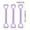 Purple, variant on Beforeyayn Elastic Exercise Bands With Handles, For Arm Back Shoulder Training For Home Gym, Yoga Or Pilates, Non Slip Portable Workout Equipment