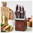 thumbnail image 2 of HENCKELS Statement 7 Piece Knife Block Set, Red, 2 of 3