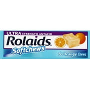 (4 pack) (4 Pack) Rolaids Antacid Softchews Orange 6 ct.