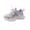 Purple, variant on Willtoo Kids Fashion Chunky Sneakers Lightweight Breathable Mesh Shoes Toddler Walking shoes with Hook & Loop and Lace Up Running Shoes Athletic Sports Shoes for Boys Girls