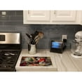 thumbnail image 2 of Cookies with Santa Claus Glass Cutting Board Large 12 in x 15 in, 2 of 5