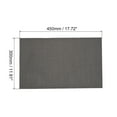 thumbnail image 2 of Unique Bargains Durable PVC Washable Woven Place Mat for Dining Tables and Home Use Brown, 2 of 6